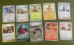 Assorted Holographic Pokemon Cards Includes Miraidon, Koraidon, Regidrago - Image 1