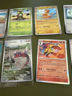 Assorted Holographic Pokemon Cards Includes Miraidon, Koraidon, Regidrago - Image 3