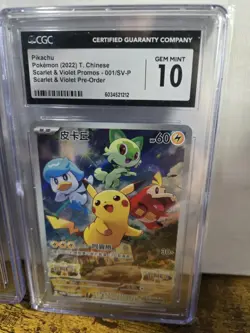 Pikachu 001/SV-P 001/SV-P Sv-P Promotional Cards Holo (Japanese) & Ditto 132/165 - Image 4