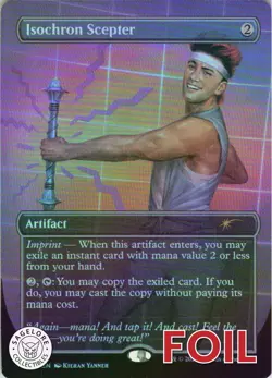 MTG Isochron Scepter (9) | NM Foil | Secret Lair Countdown Kit {SLC} - Image 1