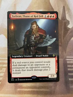 MTG - TORBRAN, THANE OF RED FELL [ELD] - EXTENDED ART -EX/NM [+ FREE BOOSTER!] - Image 1