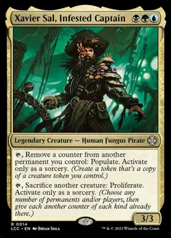 MTG Xavier Sal, Infested Captain - Foil, Commander: The Lost Caverns of Ixalan, - Image 1