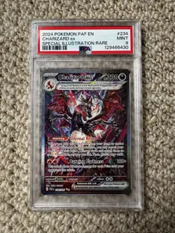 Pokemon TCG Charizard ex 234/091 SIR PSA 9 MINT 2024 PAF EN - Paldean Fates - Image 1