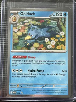 Golduck 008 Black Star Promo - Pokemon TCG Mega Evolutions Pack Fresh - NM - Image 1