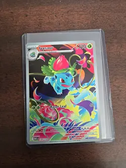 Ivysaur Illustration Rare 134/132 Near Mint Mega Evolution Pokemon TCG English - Image 1