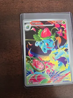 Ivysaur Illustration Rare 134/132 Near Mint Mega Evolution Pokemon TCG English - Image 2