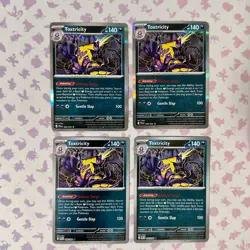 4x Toxtricity 068/094 Playset x4 Phantasmal Flames Pokemon TCG NM - Image 1