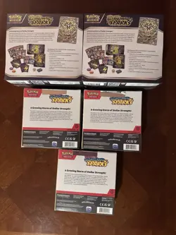 Pokemon Tcg Surging Sparks Etb Booster Bundle Lot sealed elite trainer box - Image 2