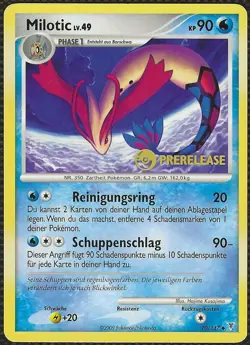 Pokemon MILOTIC 70/147 PreRelease Promo Supreme Victors Deutsch German De NM/Ex - Image 1