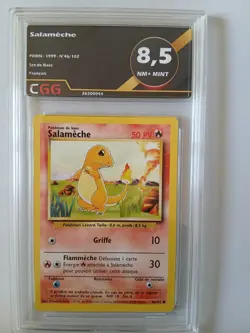 Carte pokemon Francais Salameche (BS 46) Set de Base CGG 8,5 26500044 - Image 1