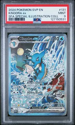Pokemon - SV Promo #131 Kingdra ex SFA Special Illustration Collection PSA 9 - Image 1