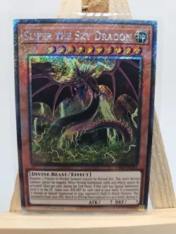 Yu-Gi-Oh Slifer The Sky Dragon Platinum Secret Rare RA03-EN244 Near Mint... - Image 1