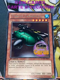 CARTE Yu Gi Oh TORTUE CATAPULTE LCYW-FR019 1ere edition - Image 1