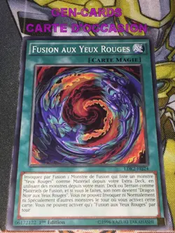 CARTE Yu Gi Oh FUSION AUX YEUX ROUGES LDK2-FRJ24 1ere edition - Image 1
