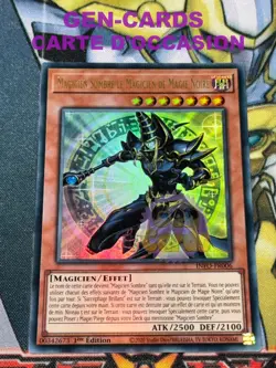 CARTE Yu Gi Oh MAGICIEN SOMBRE LE MAGICIEN DE MAGIE NOIRE INFO-FR006 1e - Image 1
