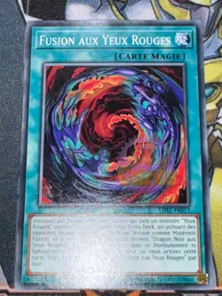 CARTE Yu Gi Oh FUSION AUX YEUX ROUGES LDS1-FR017 1ere edition - Image 1