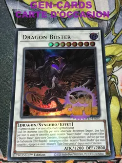 CARTE Yu Gi Oh DRAGON BUSTER GFTP-FR097 1ere edition - Image 1