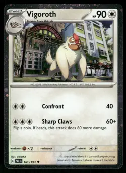 Vigoroth (Cosmos Holo) 161/193 Uncommon Holo Miscellaneous Cards & Products NM - Image 1