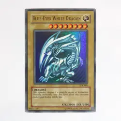 Blue-Eyes White Dragon (SDK-001) Kaiba (Unlimited) Ultra Rare YuGiOh TCG Card - Image 1