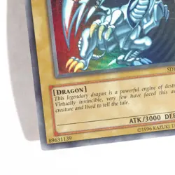 Blue-Eyes White Dragon (SDK-001) Kaiba (Unlimited) Ultra Rare YuGiOh TCG Card - Image 5