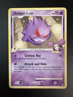 Gengar GL 40/111 Pokemon Rising Rivals Card LP - Image 1