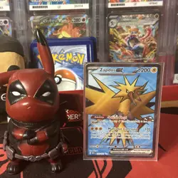 Pokemon TCG Zapdos EX Full Art Ultra Rare Card 192/165 Scarlet & Violet 151 - Image 1