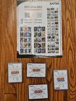 NYCC 2025 Kayou Exclusive Naruto Shippuden Trading Card Lot w/NYCC Naruto Ad - Image 2