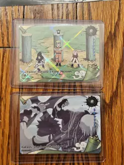 NYCC 2025 Kayou Exclusive Naruto Shippuden Trading Card Lot w/NYCC Naruto Ad - Image 4