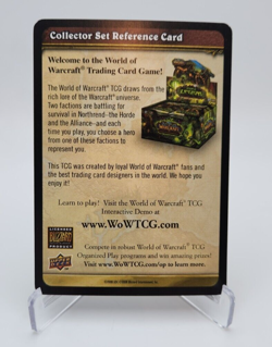 World of Warcraft - Turn Diagram - Collector Set Reference Card - FOIL - WoW TCG - Image 2