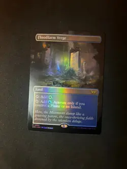 Floodfarm Verge (Borderless) #330 (Foil) [Duskmourn] Magic MTG Cards NM/LP - Image 1