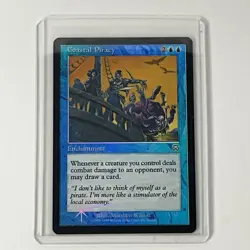 MTG Coastal Piracy *Foil* Mercadian Masques 1999 Lightly Played Aggro Card Draw - Image 1