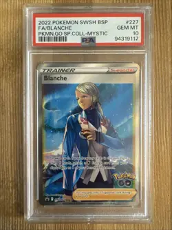 Blanche - SWSH227 - Pokemon Sword & Shield Promo Ultra Rare Card PSA 10 - Image 1