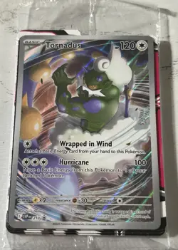 Tornadus Pokemon Sealed Promo Card SVP210 White Flare ETB Black Star Promo Card - Image 1