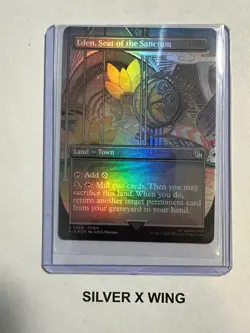 Eden, Seat of the Sanctum Borderless Foil x1, MTG, Final Fantasy, FIN, NM - Image 1