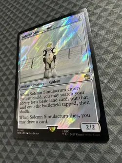 MTG Solemn Simulacrum #0837 Surge Foil Rare Universes Beyond: Doctor Who (WHO) - Image 4