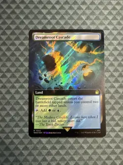 MTG Dreamroot Castle #1082 Surge Foil Extended Art Rare UB: Doctor Who (WHO) - Image 1