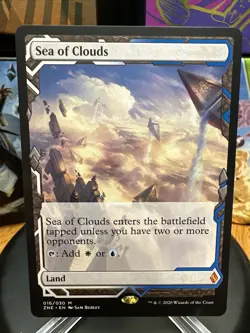 Sea Of Clouds 016/030 NM Pack Fresh Zendikar Rising Box Topper Mythic Land - Image 1