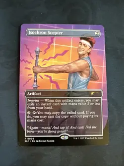 Isochron Scepter Secret Lair Encyclopedia of Magic NM MTG - Image 1