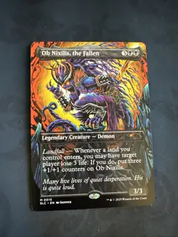 SLC Ob Nixilis, the Fallen #15 Borderless Encyclopedia Countdown Secret Lair - Image 1