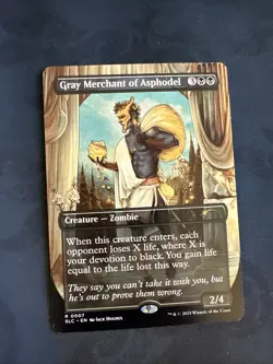 Gray Merchant of Asphodel, 0007, NON-Foil, Secret Lair Encyclopedia, MTG - Image 1