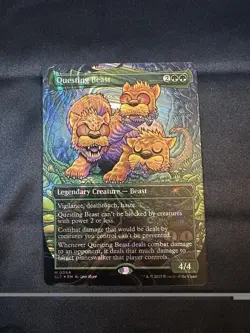 Questing Beast HALO Foil Secret Lair MTG Encyclopedia of Magic - Image 1