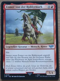 Magic The Gathering Herr der Ringe Eomer von der Riddermark 121 DE - Image 1
