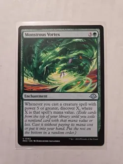 Monstrous Vortex - Modern Horizons 3 - LP - MTG Magic - Uncommon - Enchantment - Image 1
