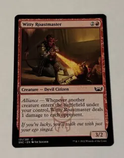 MTG Witty Roastmaster - Streets of New Capenna LP - Image 1