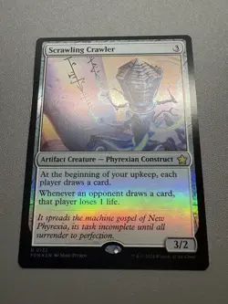 MTG Scrawling Crawler Foundations FDN R 0132 FOIL NM - Image 1