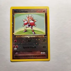 2002 Hitmonchan #2 - Best of Game Promo Reverse Holo Rare - Pokemon TCG - LP - Image 1