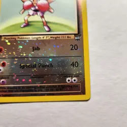 2002 Hitmonchan #2 - Best of Game Promo Reverse Holo Rare - Pokemon TCG - LP - Image 3