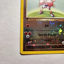 2002 Hitmonchan #2 - Best of Game Promo Reverse Holo Rare - Pokemon TCG - LP - Image 4
