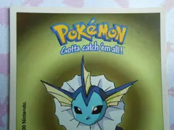AQUALI / VAPOREON #134 - DUNKIN BOOMER 2000 - CARTE POKEMON - TRES BON ETAT - Image 2