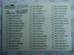 AQUALI / VAPOREON #134 - DUNKIN BOOMER 2000 - CARTE POKEMON - TRES BON ETAT - Image 4